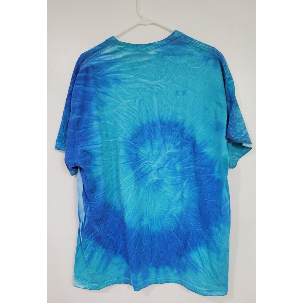 Pink Floyd Dark Side of the Moon Tie Dye Blue Shirt XL - Picture 3 of 8